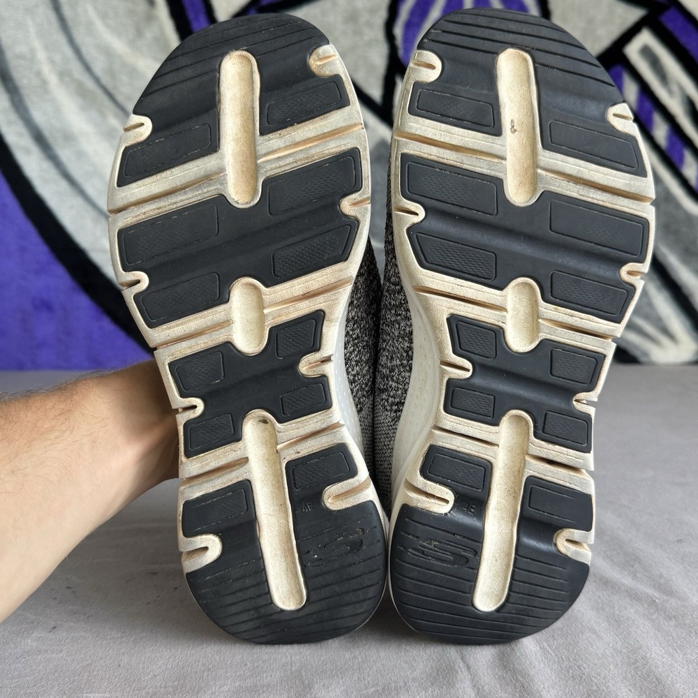 Size 9 - Skechers Men's Arch Fit Paradyme Blk/Wht Lace Up Sneakers 232041WW - Picture 8 of 10